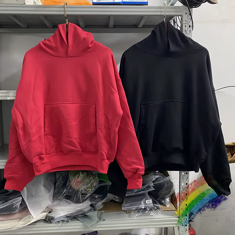 RapFabric Kanye West-Sweat à capuche double couche surdimensionné pour hommes et femmes, pulls décon