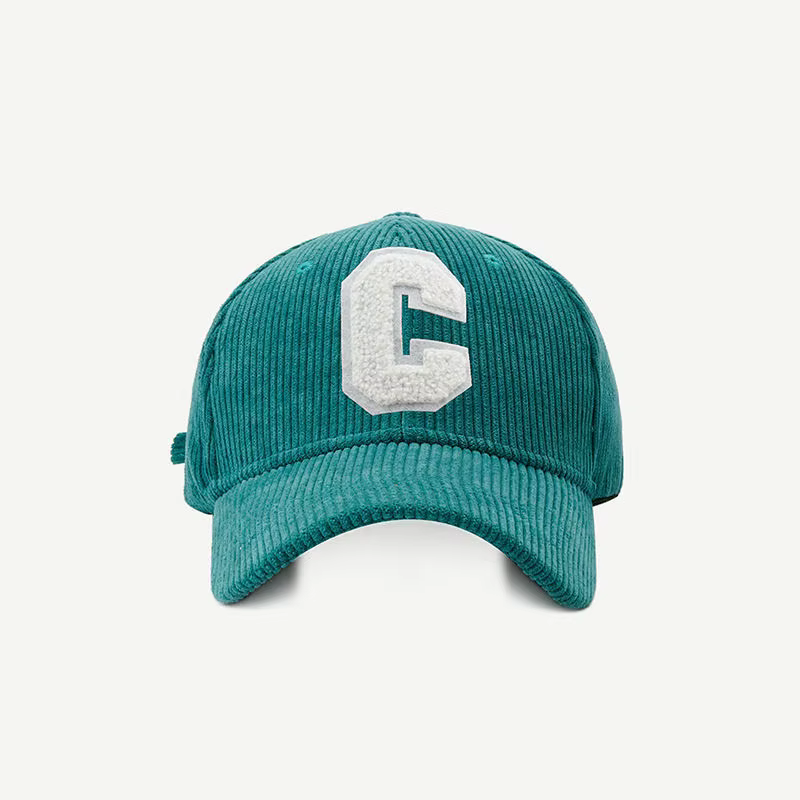 Nouvelle Casquette de Baseball en Velours Côtelé pour Hommes, Style Tendance Lettre C, Casquette Sna
