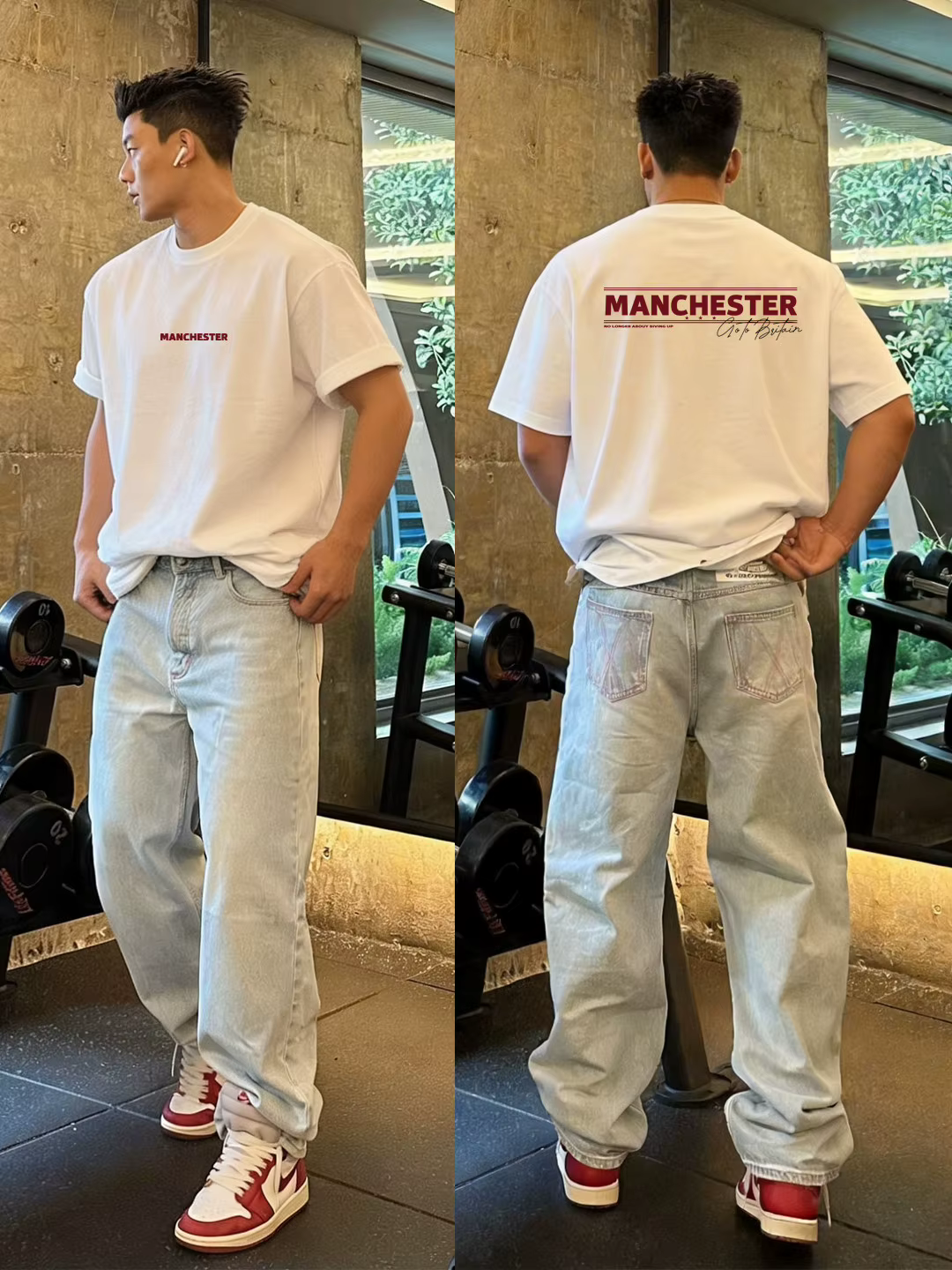T-shirt basique à manches courtes de style américain 2026 pour hommes, idéal pour les tenues décontr