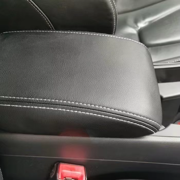 Pour SKODA KODIAQ SKODA KAROQ 17-22 Accessoires En Cuir daim chaîne Centrale Accoudoir Boîte Manchon