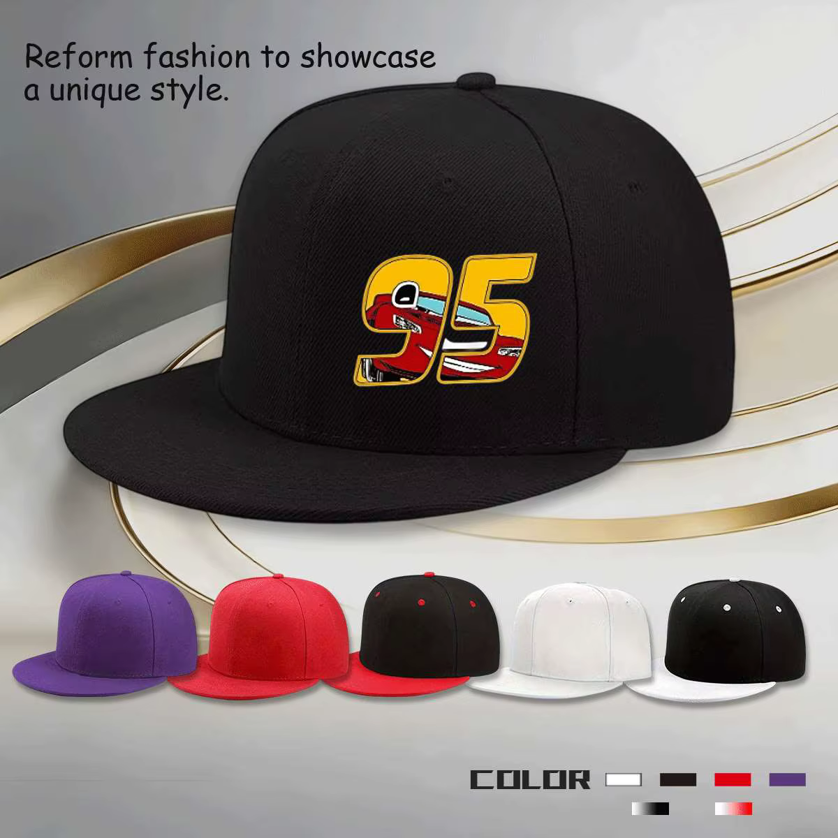 Casquette de baseball imprimée numériquement Racing 95, conçue pour les hommes et les femmes, adapté