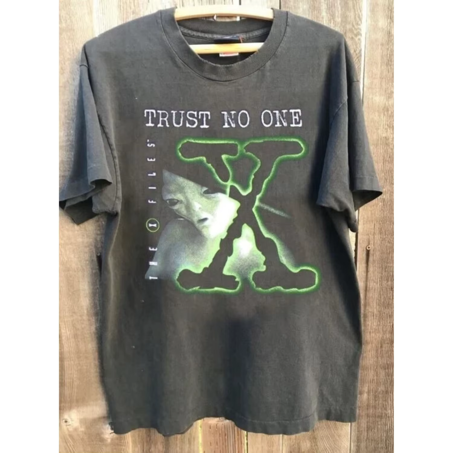 NOUVEAU VÊTEMENT T-shirt à manches courtes The X Files Trust No One pour hommes et femmes, T-shirt v