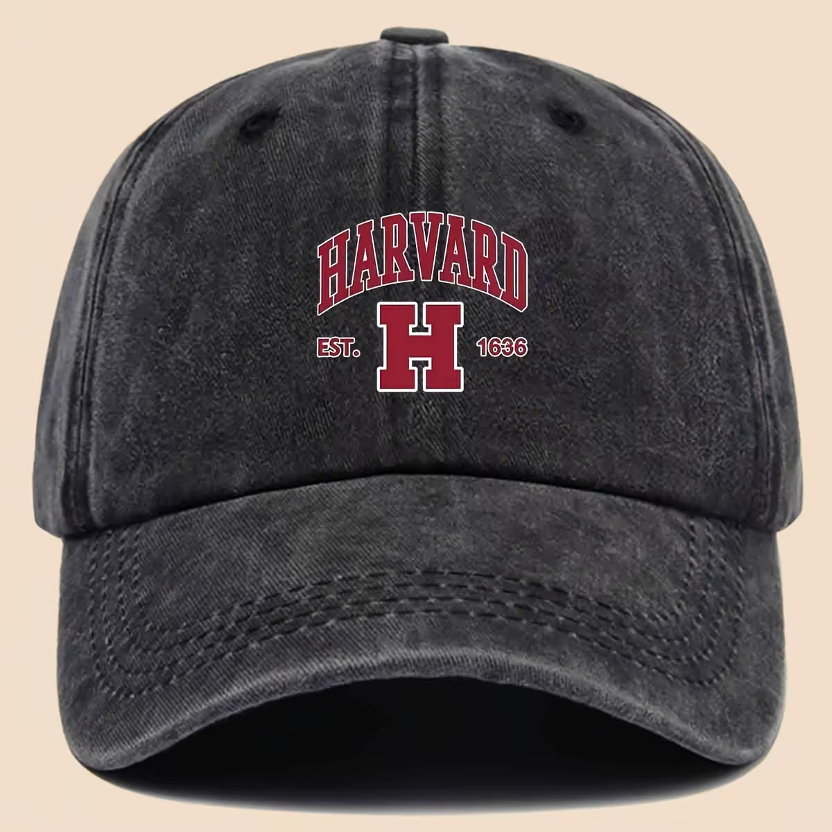 Casquette de camionneur à imprimé Harvard, compatible avec Harvard, casquette vintage réglable unise