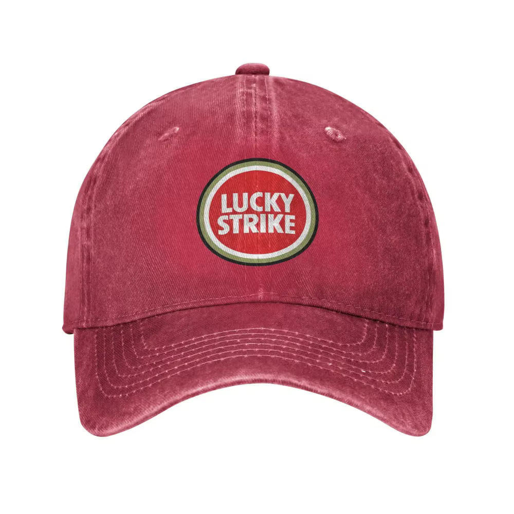 Lucky Strike lettres Troye Sivan musique Sport rétro Cowboy lavé casquettes de Baseball hommes Denim