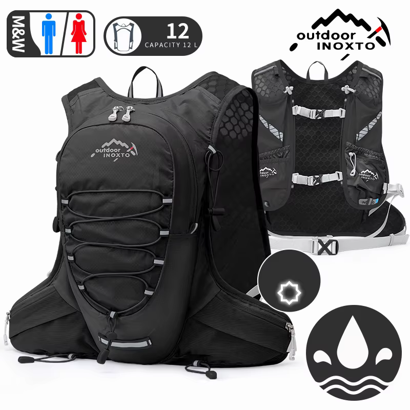 INOXTO-Sac à dos en émail pour la course, le cyclisme, la randonnée, le marathon en plein air, hydra