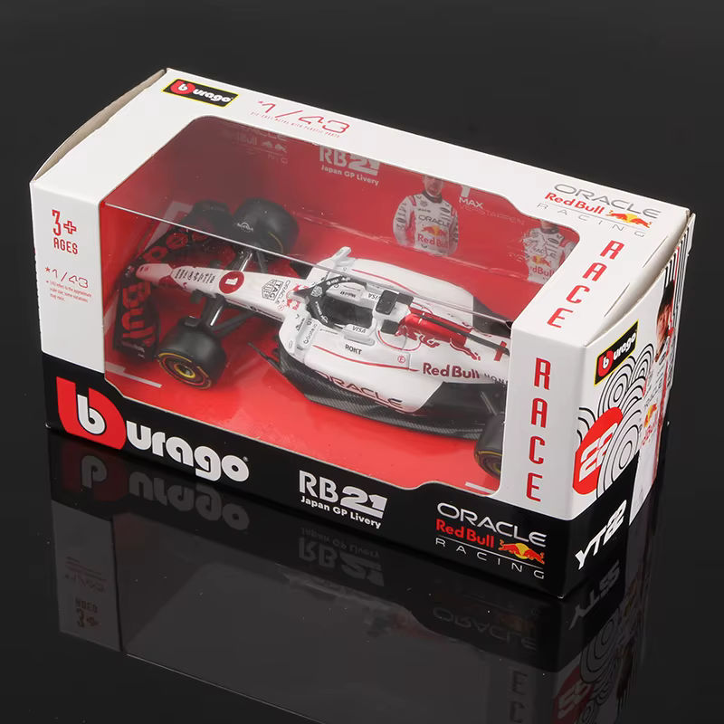 Bburago 2025 F1 1:43 Red Bull RB21 japonais GP formule voiture statique moulé sous pression véhicule