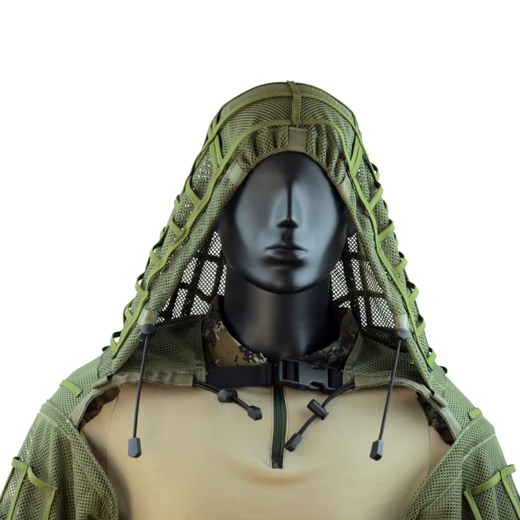 Airsoft Mesh mesurillie imbibé Viper Hood, DulSniper Shooting 3D Camo mesurillie imbibé, Hunting Res