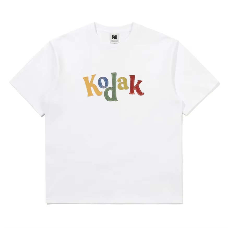 T-shirt en coton avec logo KODAK Apparel (2026New)