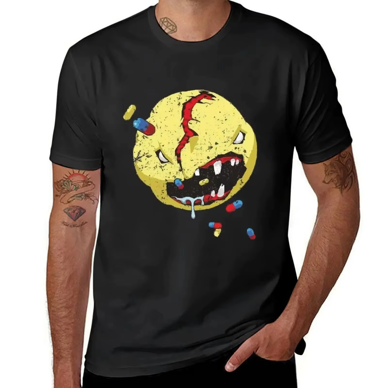 V préféré chemise T-Shirt Hippie vêtements hauts mignons à manches courtes coton Vintage T-Shirt col