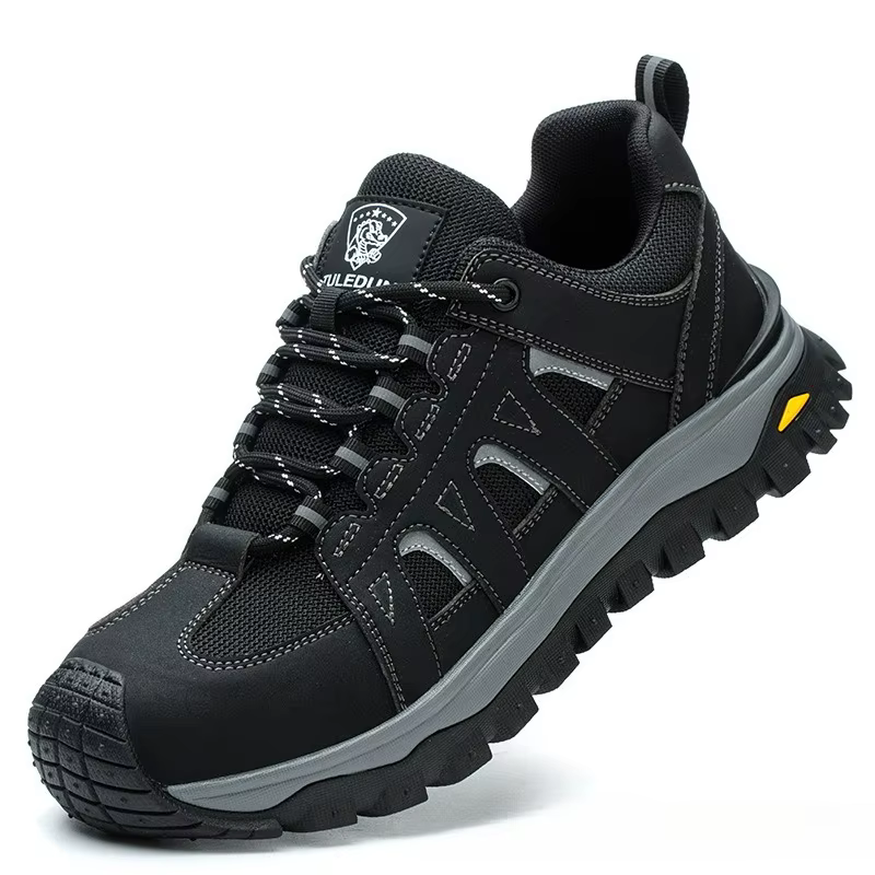 Bottes de sécurité pour hommes, chaussures de protection de travail, Anti-écrasement, Anti-perforati