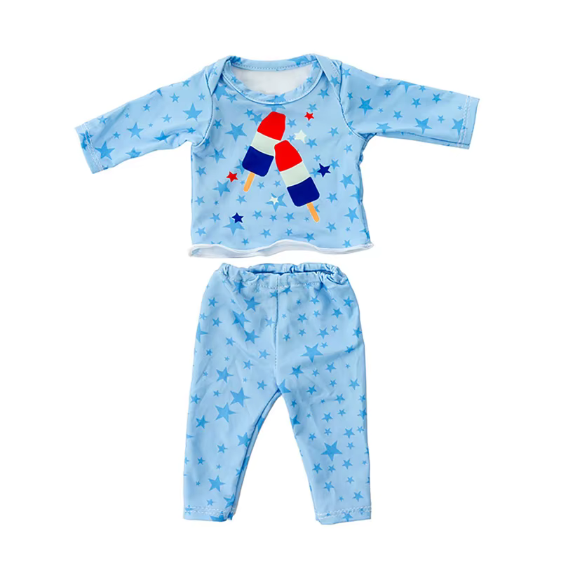 Mignon nouveau-né bébé poupée vêtements 45 cm Reborn poupées doux costume poupée tenues vêtements T-