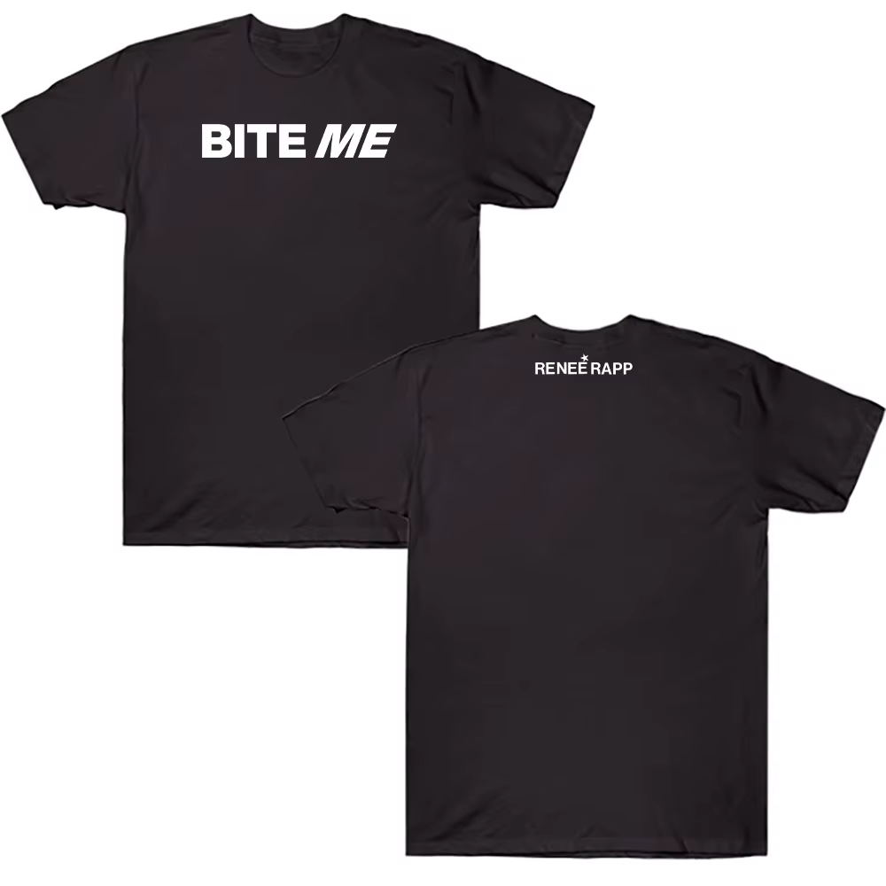 Reneé Rapp chanteur Album impression t-shirts Bite Me T-shirt coton doux unisexe Streetwear à manche