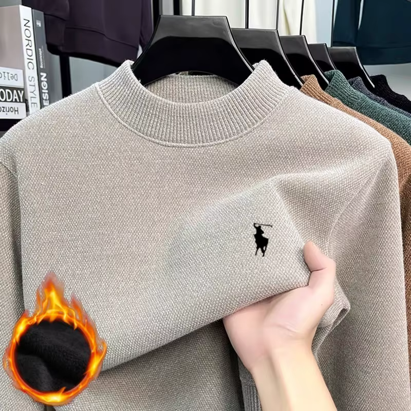 Pull confortable à col rond pour homme, nouvelle collection printemps-automne, broderie poney, matiè