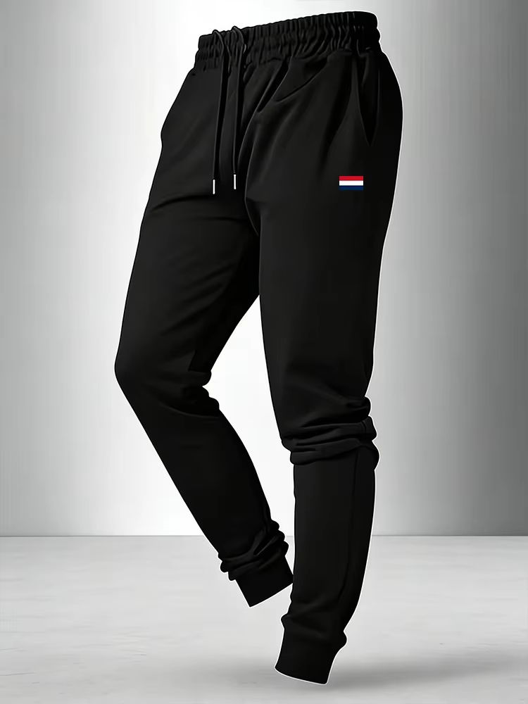 Ensemble Homme T-shirt Manches Longues & Pantalon de Survêtement Paris Fashion – Tenue Décontractée 