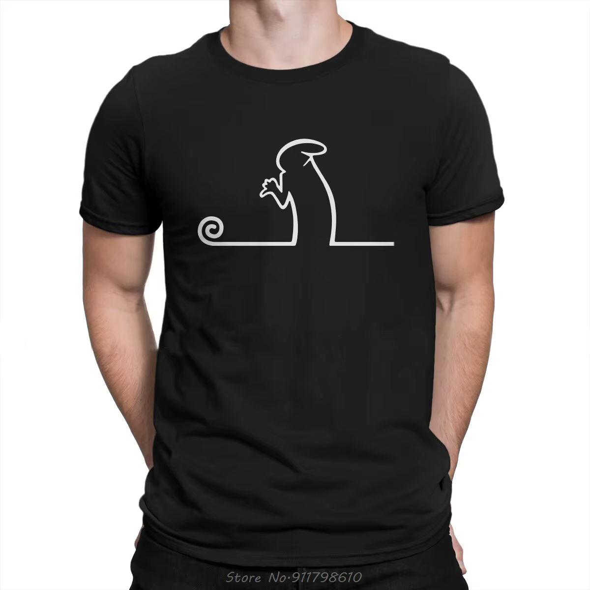 T-shirt graphique de loisirs La Linea TV Style hauts T-shirt décontracté homme cadeau Unique drôle h