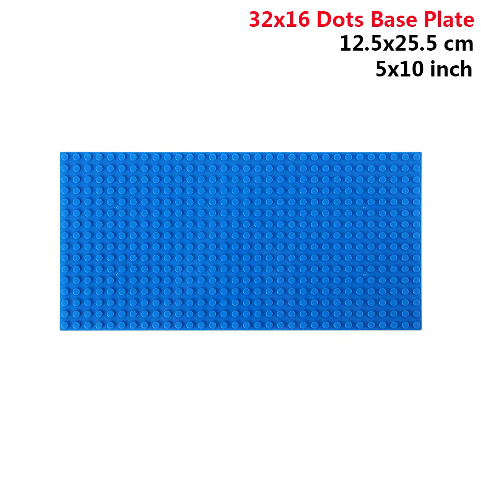 Blocs de construction classiques 32x32 32x16 points, plaque de Base MOC, briques de petite taille, p