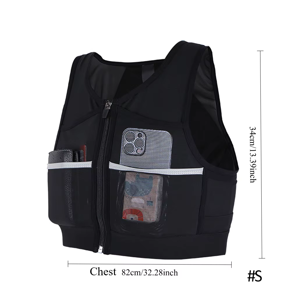 Sac à dos de course sur sentier, gilet réfléchissant, pour Marathon en plein air, léger et respirant