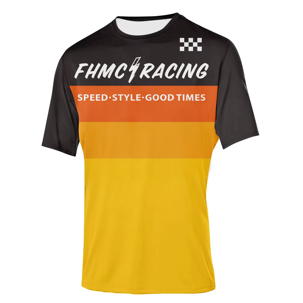 T-shirt manches courtes pour moto, vêtement de sport, montagne, VTT, MX, descente, tout-terrain, mot