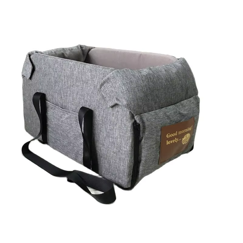 Siège auto portable pour animaux de compagnie, lit de voyage central sécurisé pour chat et chien, sa
