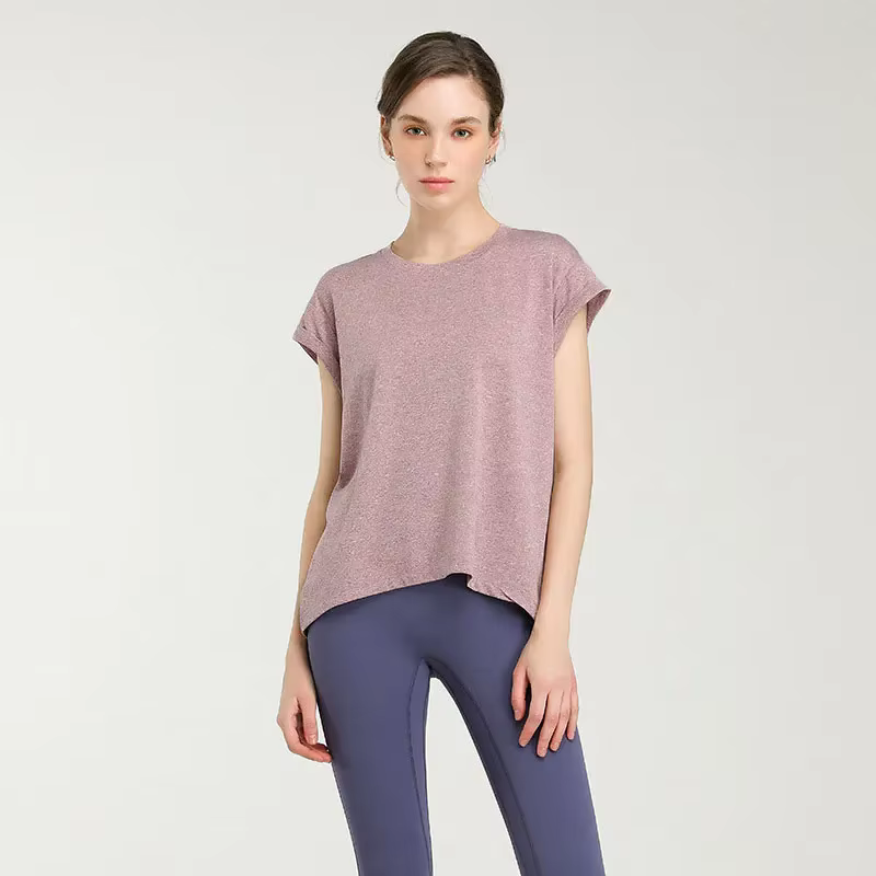T-shirt de Sport Sexy pour femmes, vêtements de Fitness, de musculation, de Yoga, à la mode