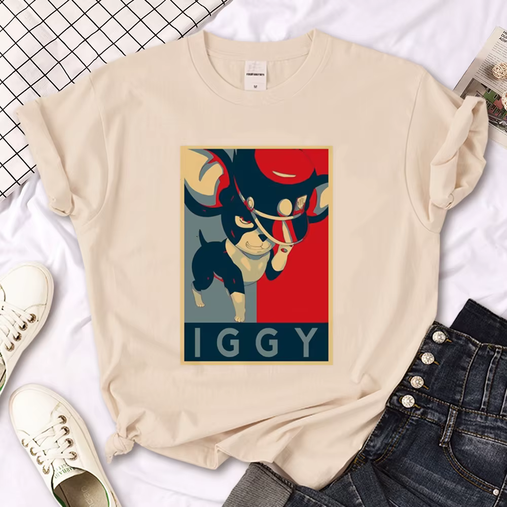 Meilleure vente mode nouveau Iggie Jojo Iggy T-shirts hommes concepteur bande dessinée T-shirt femme
