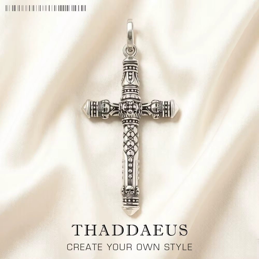 Pendentif Talisman extraordinaire croix, nouveaux bijoux en argent Sterling 925, accessoires artisan