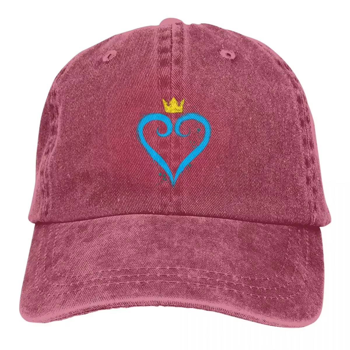 Kingdom Hearts Painting Stuff Casquette de baseball unisexe, DistMurcia Cotton Hats, Vintage Cap