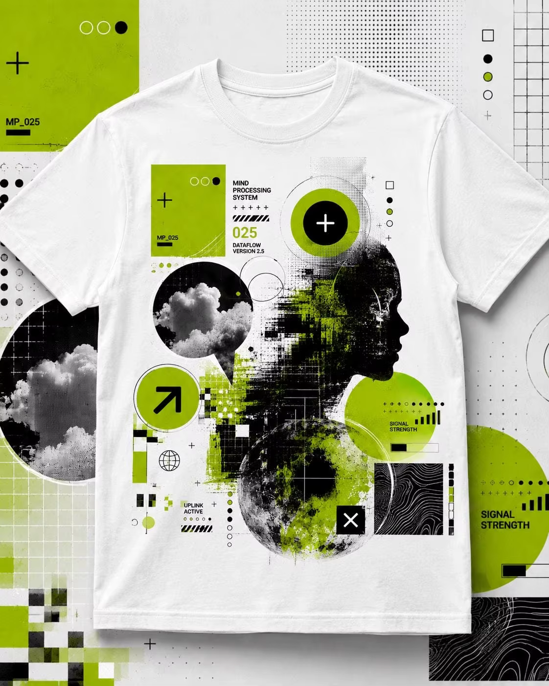 T-shirt Frutiger Metro Y2K avec motif graphique, Frutiger Aero Mcbling, Nouvelle collection été 2026