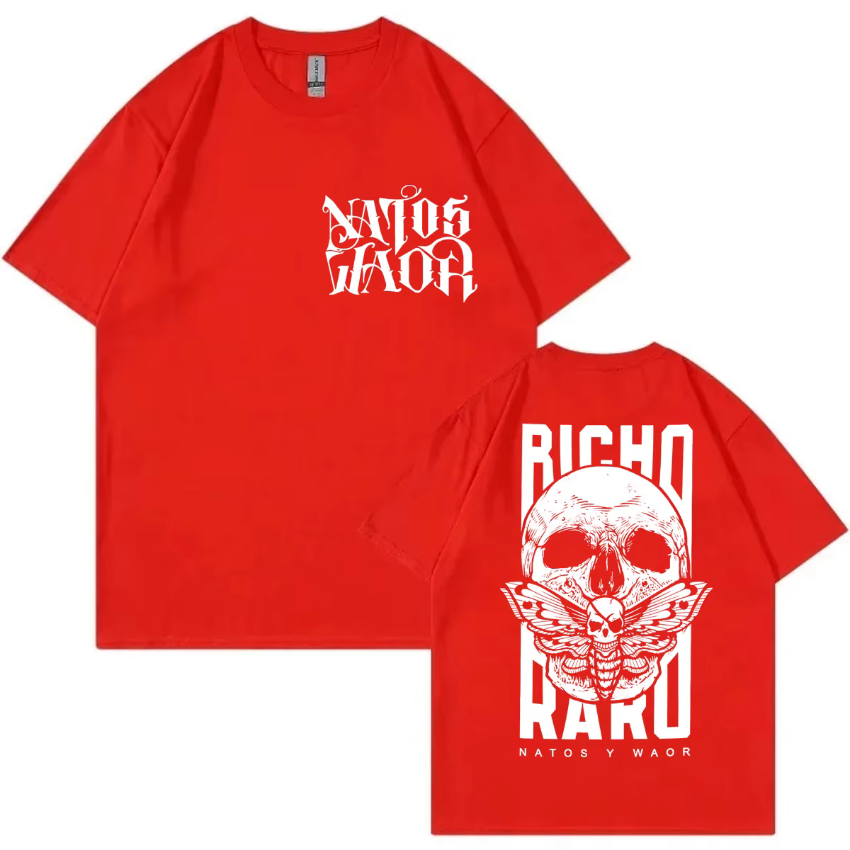 Rappeur Natos Y Waor Merch T-shirt Harajuku Hip Hop T-shirts à manches courtes hommes femmes vêtemen