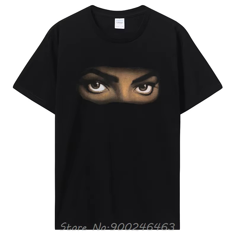 T-Shirt graphique hommage à Michael Jackson Michael Jackson Portrait imprimé manches courtes rétro h