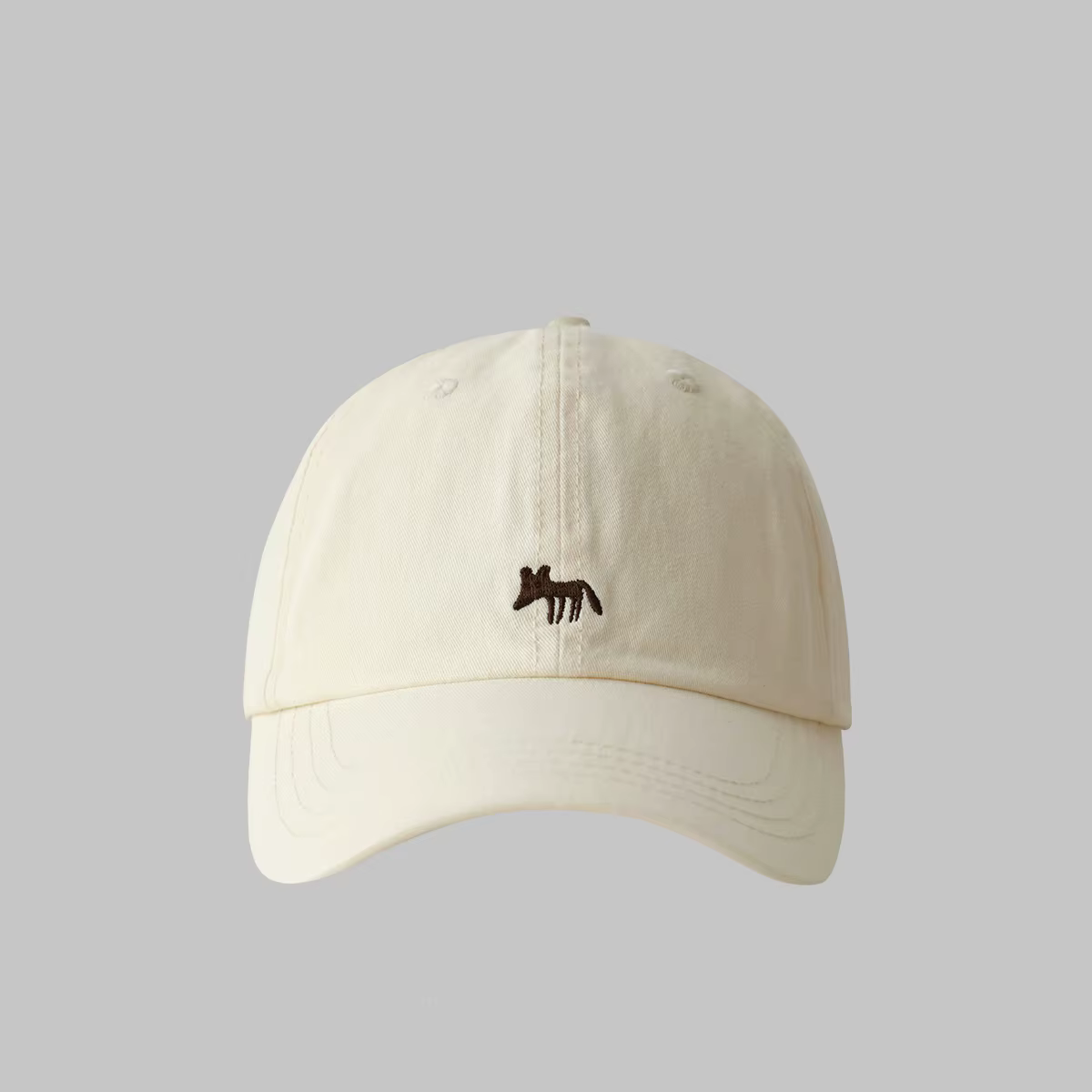 Nouvelle Casquette de Baseball Brodé Renard Mignon 2026 pour Femme, Chapeau d'Été à Large Bord, Effe