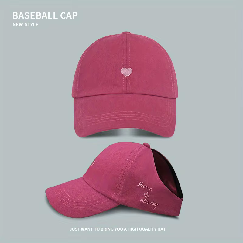Casquette de baseball à visière ouverte pour femme, respirante, anti-UV, réglable, pour activités de