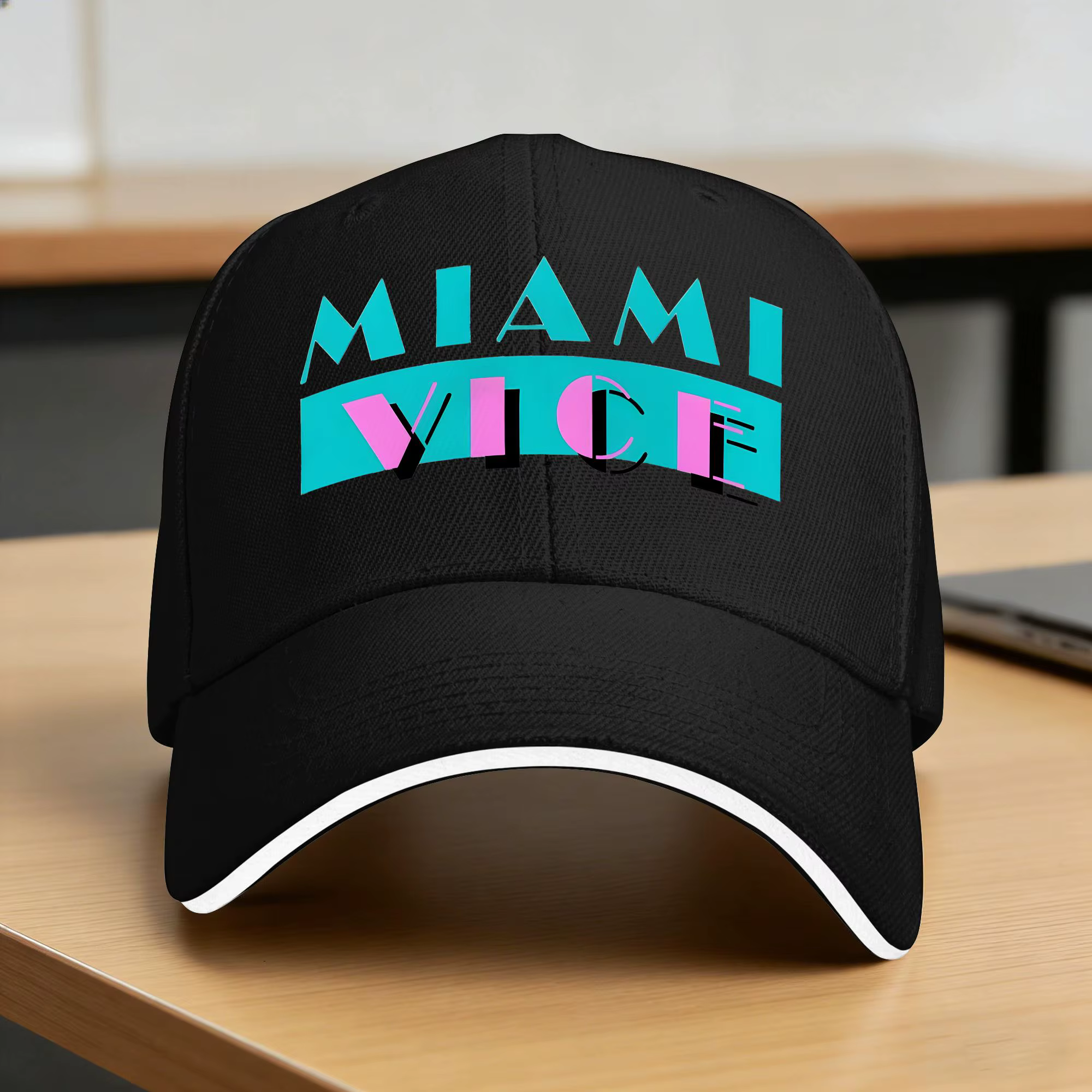 Casquette de baseball Miami Vices Sun, style vintage, pour femme et homme, idéale pour la randonnée 