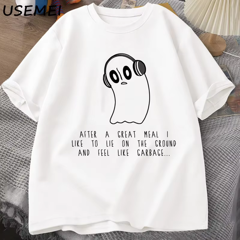 Napstablook Galaxy Undertale musique T-shirt hommes été coton à manches courtes femmes T-shirts déco