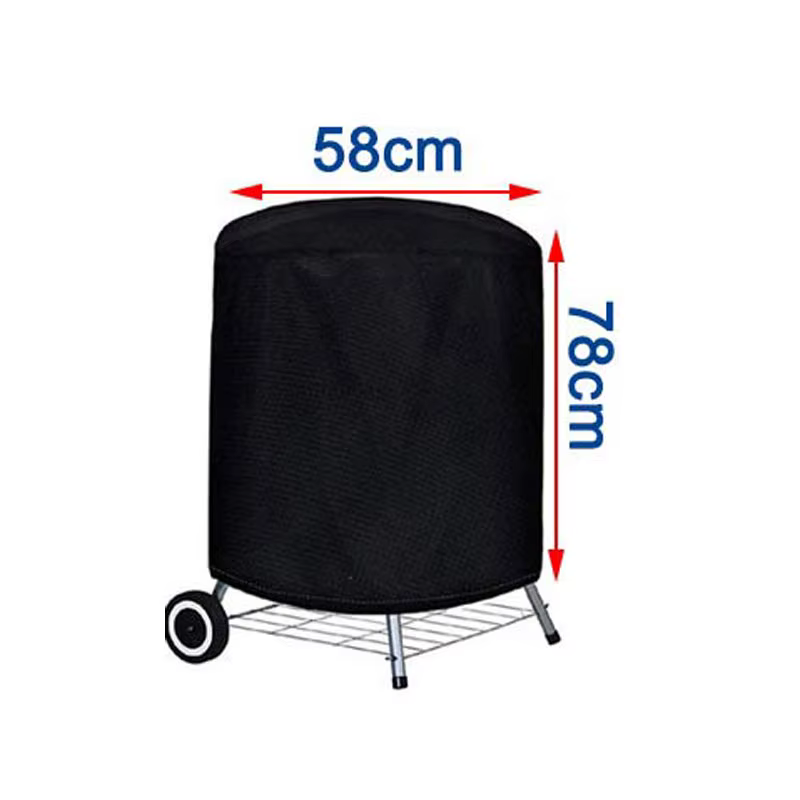 Couverture de Barbecue ronde extérieure 210D Weber couverture de gril robuste poêle de foyer couvert