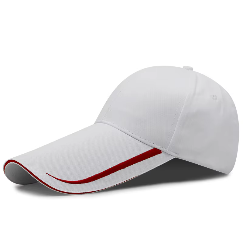 Casquette de baseball grande taille pour homme, printemps-été, à visière longue, pour la pêche et le