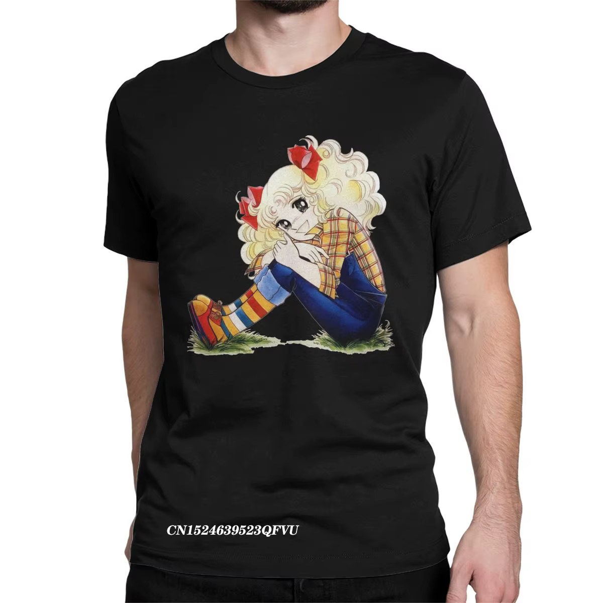 T-shirt en coton de qualité supérieure pour hommes et femmes, Anime 80s, Kawaii, Manga, Vintage, Éco