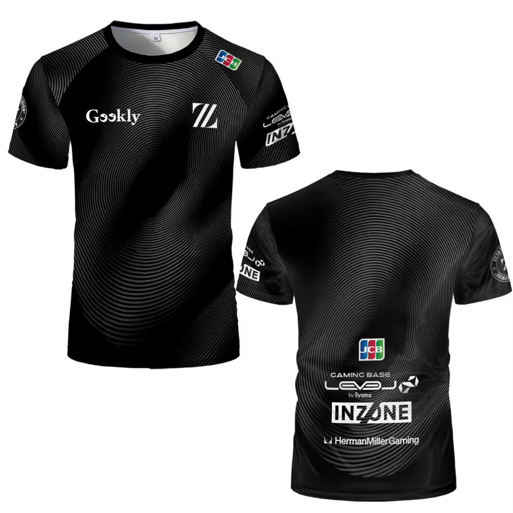 Maillot d'équipe d'e-sport ZETA DIVISION 2026 SITETAMPO – T-shirt unisexe à séchage rapide et respir