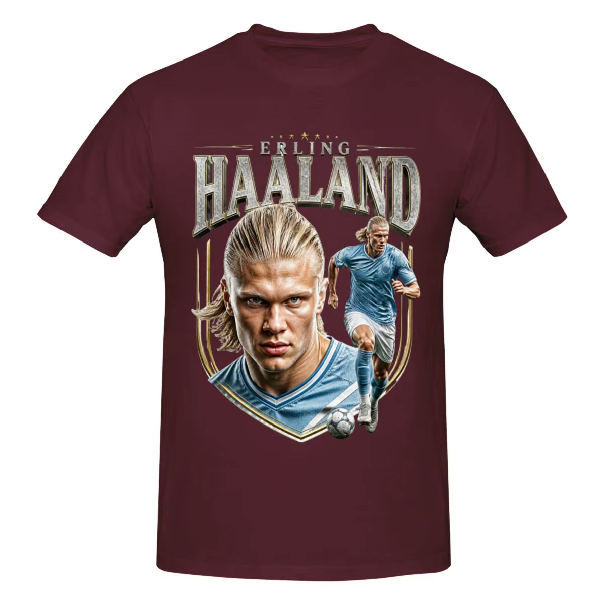 Erling Haaland Awesome T-shirts graphiques Y2K, t-shirts uniques à manches courtes pour hommes et fe