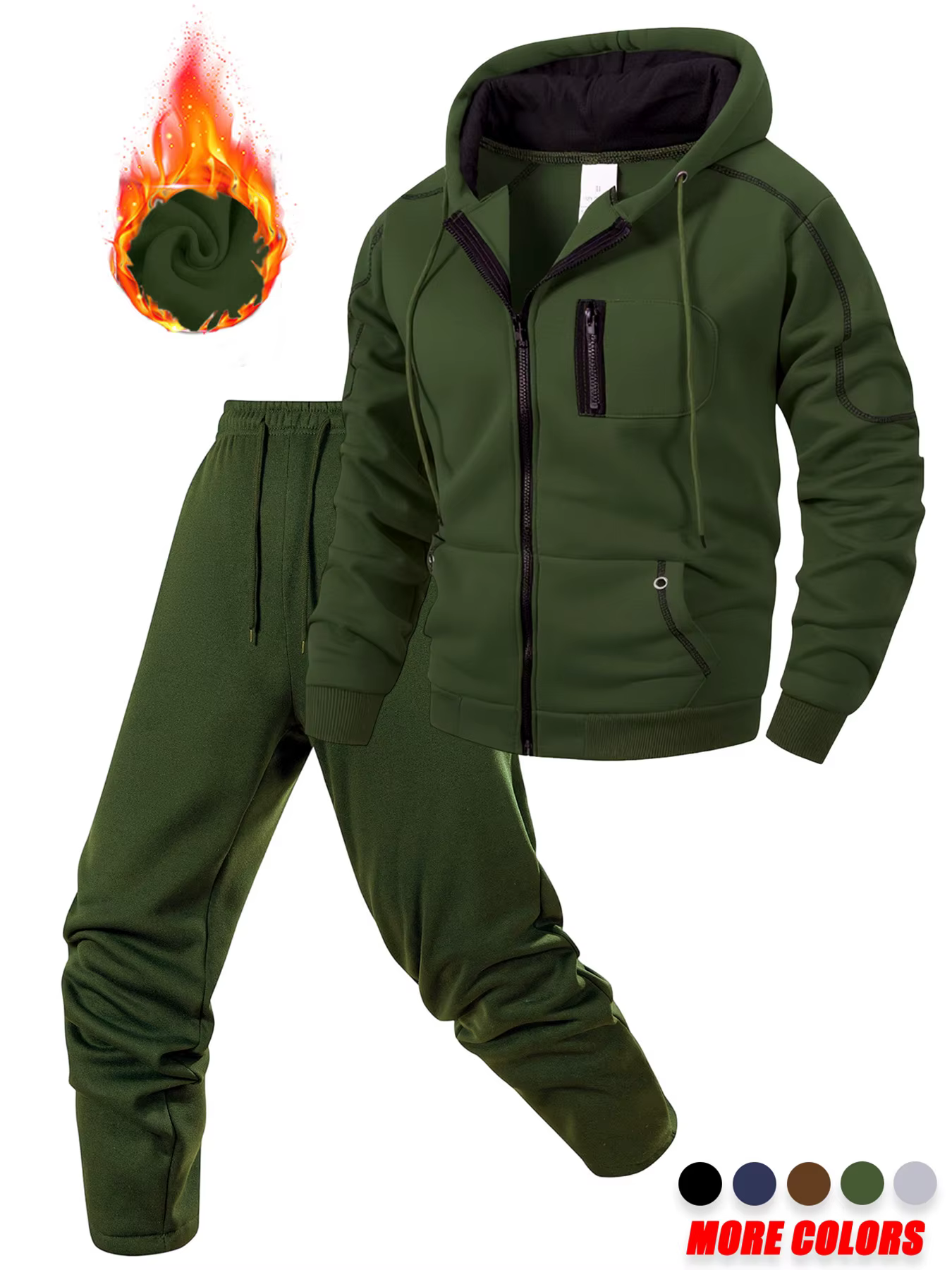 Ensemble de vêtements de Sport pour hommes, veste décontractée + pantalon de Sport, costume de Joggi