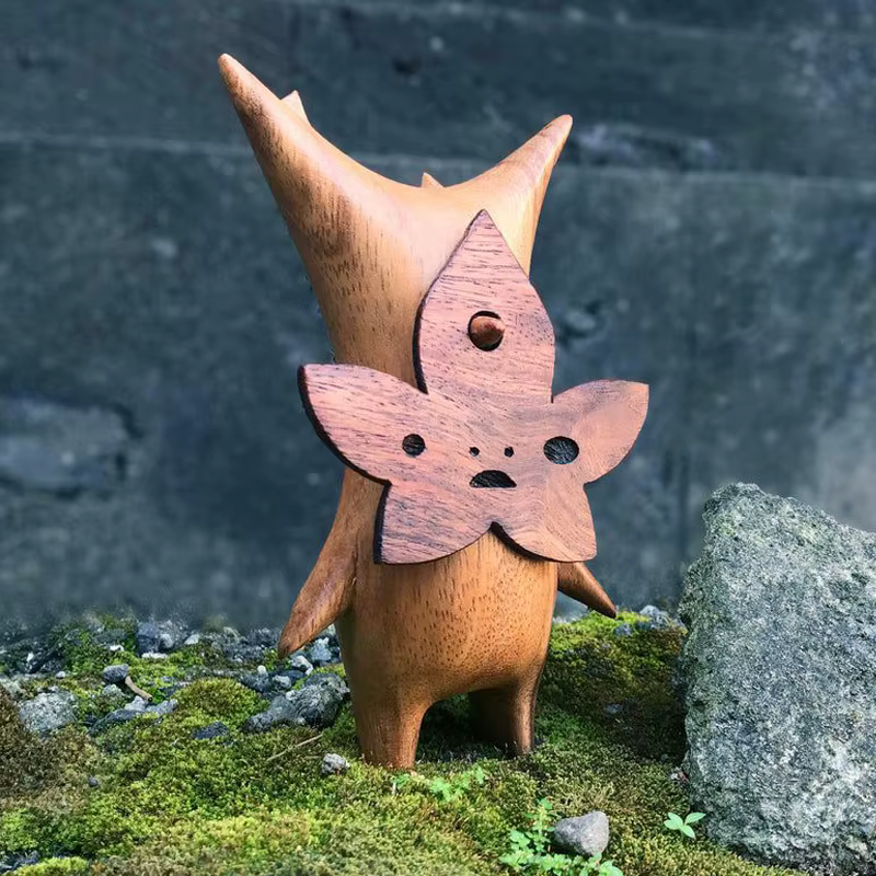 Statue de Korok en résine artisanale pour la famille, cadeau pour les amateurs de jeux, accessoires 