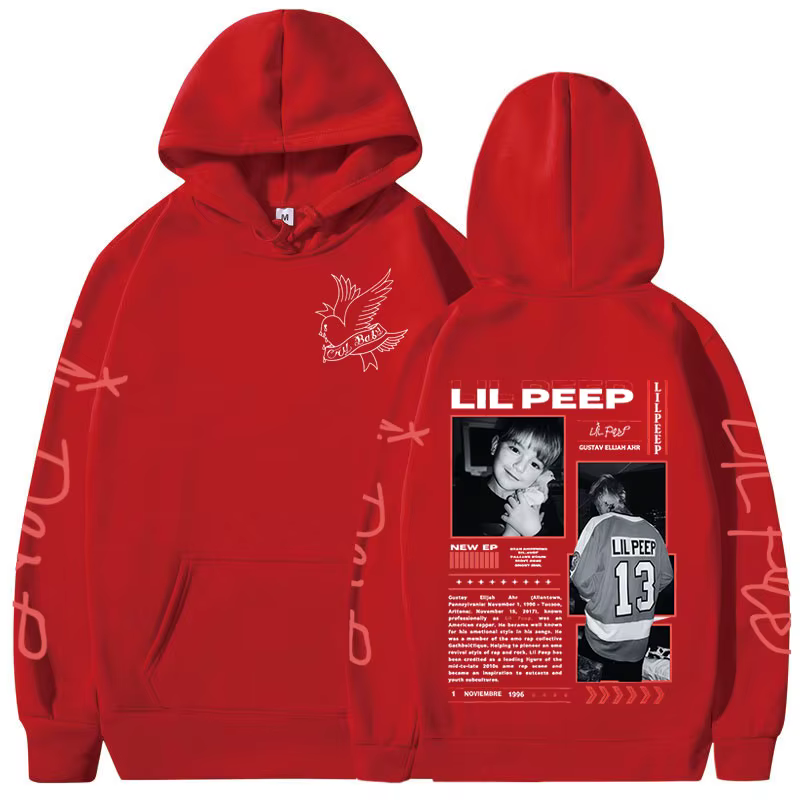 Rappeur Lil Peep Crybaby Hellboy sweats à capuche mode Hip Hop rétro sweats hommes vêtements surdime