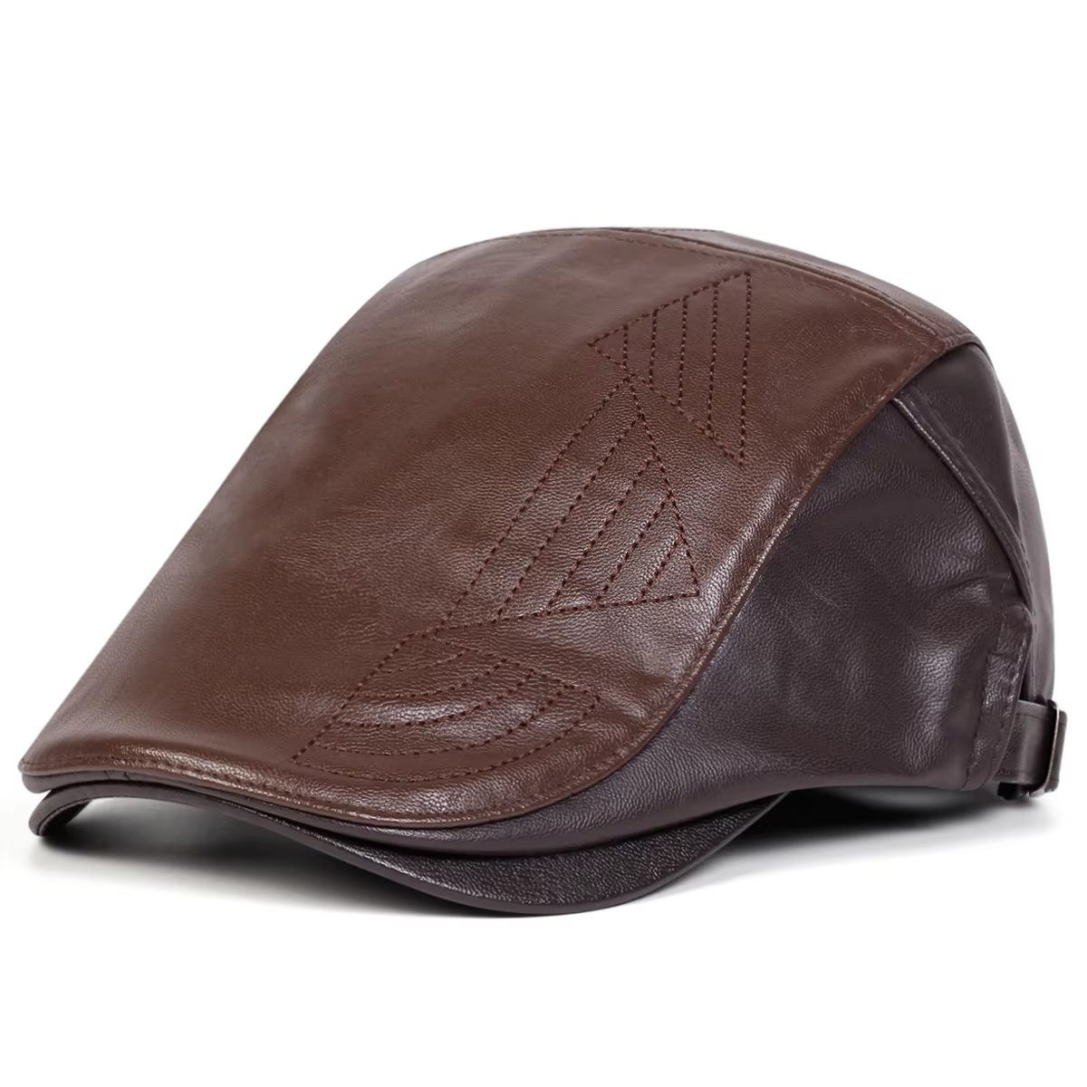 Casquettes de gavroche rétro en cuir PU pour hommes, chapeaux de peintre britanniques, casquettes pl