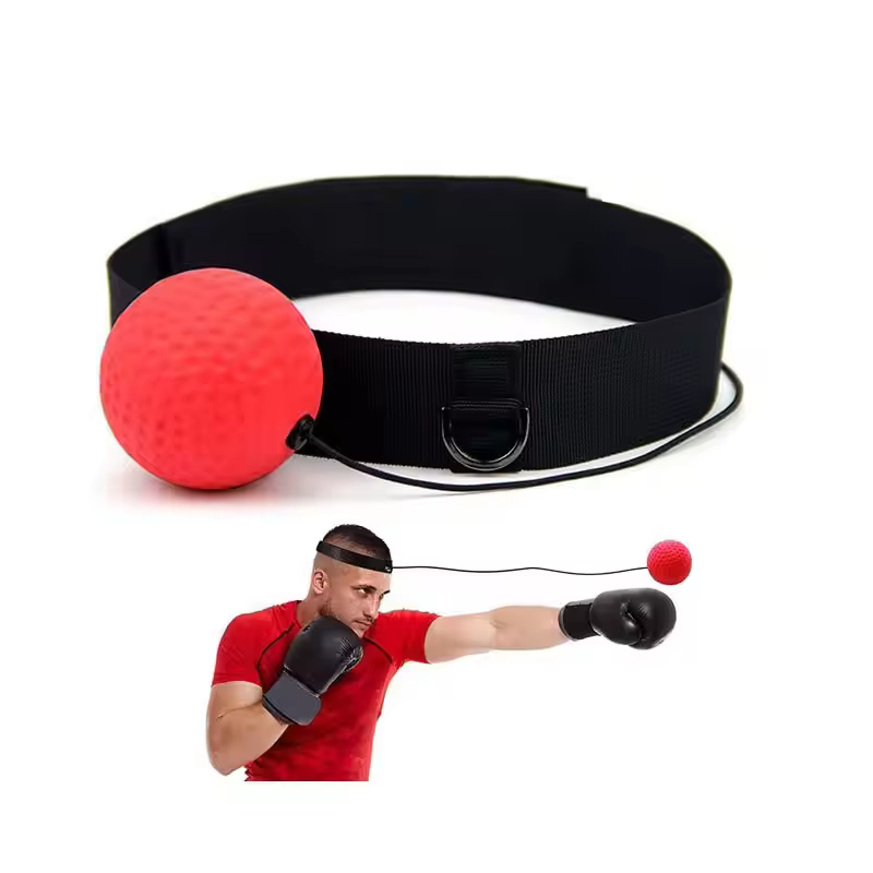 Balle d'entraînement de boxe pour enfants, jeu unique avec bandeau, Interaction Parent-enfant, balle