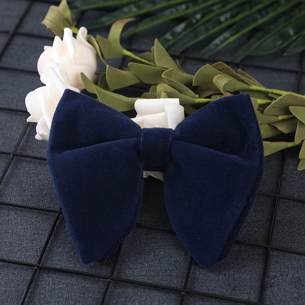 Funérailles hommes vêtements de cérémonie accessoires femmes noeud papillon solide corne noeud papil