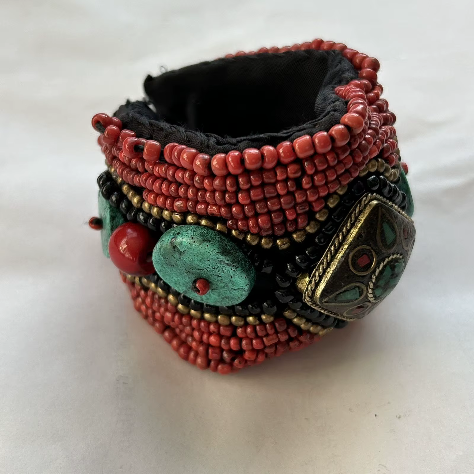 Bracelets tibétains, accessoires vestimentaires, bracelet ethnique fait main pour femmes, style indi