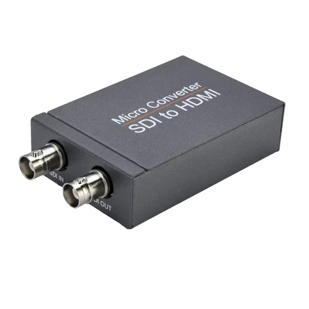 Adaptateur d'affichage de convertisseur vidéo HD 3G SDI vers HDMI/HDMI vers SDI avec détection autom