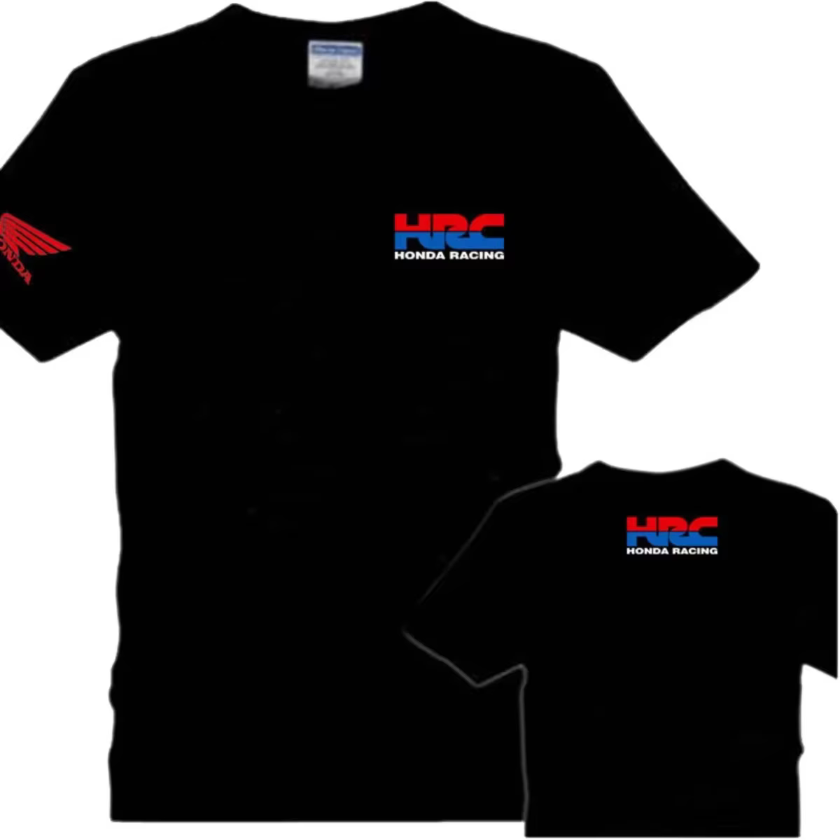 Honda T-shirt moto tout-terrain T-shirt moto HRC pur coton T-shirt homme marque moto à la mode