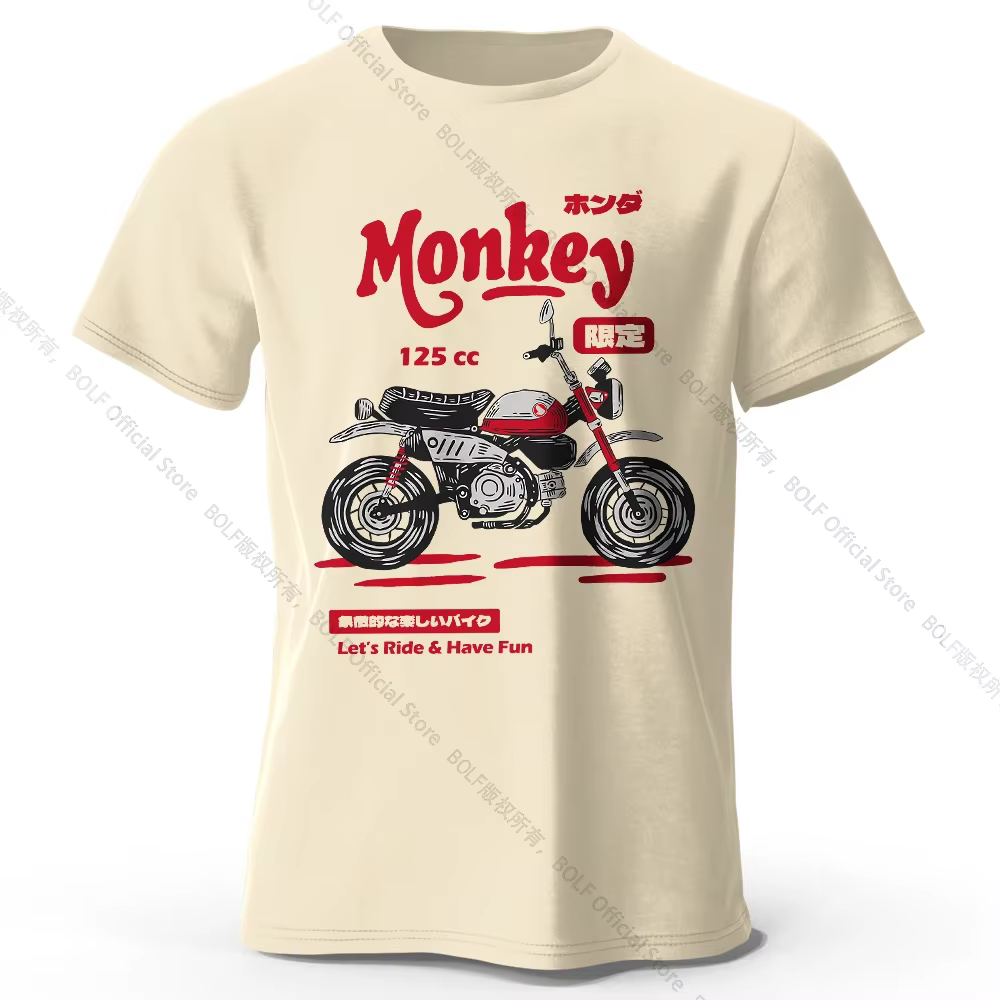 T-Shirt de croquis de moto Vintage 100% coton, T-Shirt graphique de vélo dessiné à la main pour homm