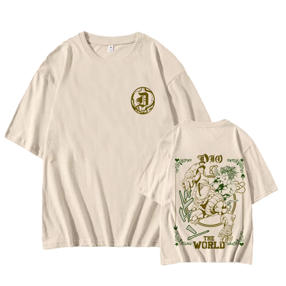 Jojo Bizarre aventure T-shirt Kira tueur reine japonais Anime Manga chemise doux T-shirt dessin anim